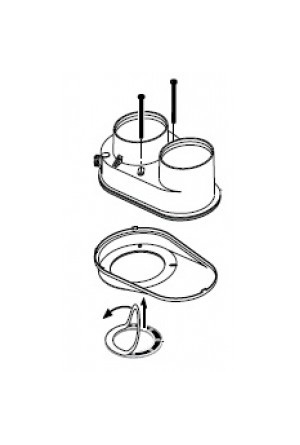 PROTHERM 0020045058 (2851) R1 Protherm Разделител. элемент d 60/100мм - 2x80мм 56559