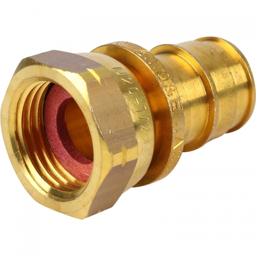 Uponor Q&E штуцер с накидной гайкой 20-G1/2"НГ 1023015