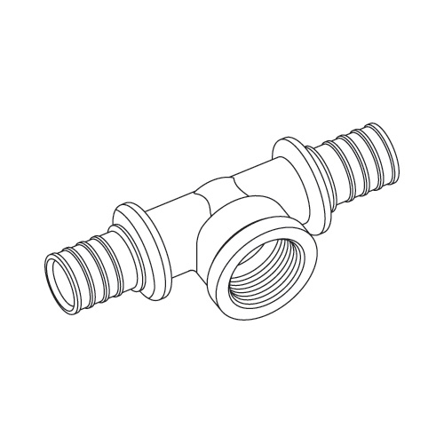 REHAU RAUTITAN Тройник с внутренней резьбой на боковом проходе 32-Rp1-32 11389811002(138981-002)